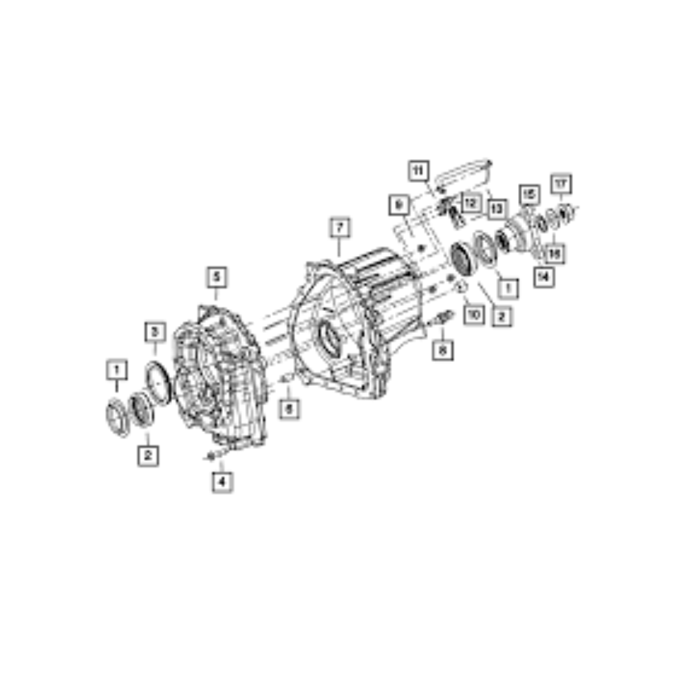 Housing Front Axle - 68101734AA